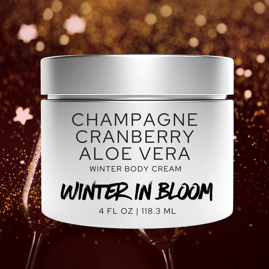 Cranberry Champagne winter body cream