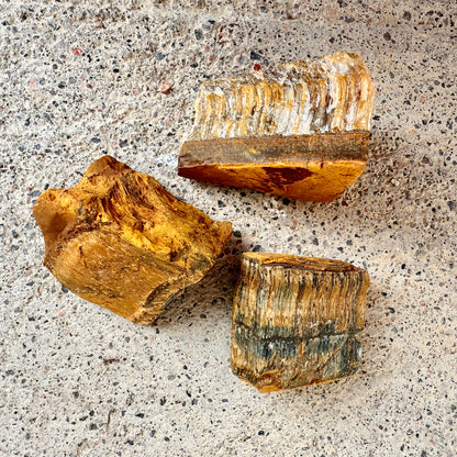 Raw Rough Tigers Eye Chunks