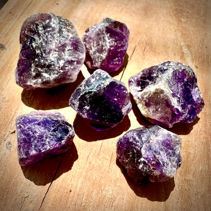 Raw Deep Purple Amethyst